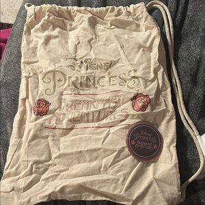 Disney Princess Beige Adventure Bag and Button